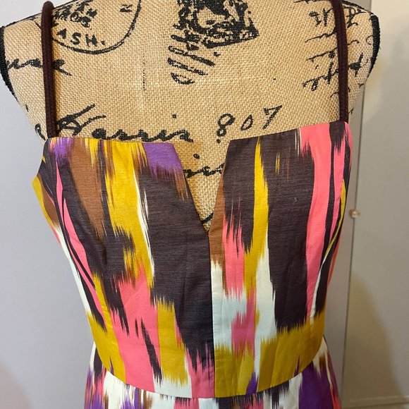Vintage Milly multicolored sleeveless dress - Picture 2 of 8